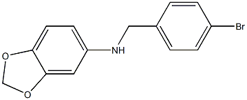 1,3-benzodioxol-5-yl(4-bromophenyl)methylamine Structural