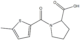 1-[(5-methylthiophen-2-yl)carbonyl]pyrrolidine-2-carboxylic acid