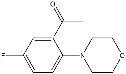 1-[5-fluoro-2-(morpholin-4-yl)phenyl]ethan-1-one Structural