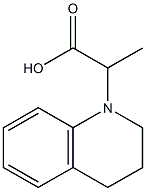 2-(1,2,3,4-tetrahydroquinolin-1-yl)propanoic acid Structural