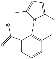 2-(2,5-dimethyl-1H-pyrrol-1-yl)-3-methylbenzoic acid Structural