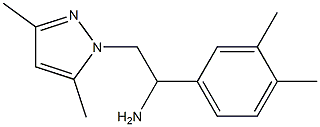 2-(3,5-dimethyl-1H-pyrazol-1-yl)-1-(3,4-dimethylphenyl)ethan-1-amine