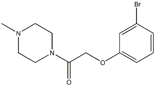 2-(3-bromophenoxy)-1-(4-methylpiperazin-1-yl)ethan-1-one