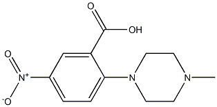 2-(4-methylpiperazin-1-yl)-5-nitrobenzoic acid Structural