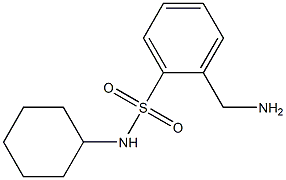 2-(aminomethyl)-N-cyclohexylbenzenesulfonamide Structural Picture