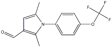 2,5-dimethyl-1-[4-(trifluoromethoxy)phenyl]-1H-pyrrole-3-carbaldehyde