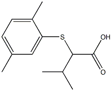 2-[(2,5-dimethylphenyl)sulfanyl]-3-methylbutanoic acid