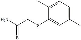 2-[(2,5-dimethylphenyl)thio]ethanethioamide Structural