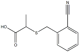 2-[(2-cyanobenzyl)thio]propanoic acid