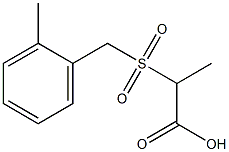 2-[(2-methylbenzyl)sulfonyl]propanoic acid