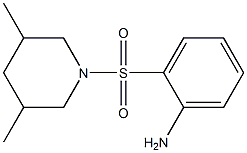 2-[(3,5-dimethylpiperidin-1-yl)sulfonyl]aniline Structural