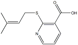 2-[(3-methylbut-2-enyl)thio]nicotinic acid