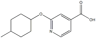 2-[(4-methylcyclohexyl)oxy]pyridine-4-carboxylic acid