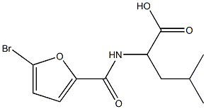 2-[(5-bromo-2-furoyl)amino]-4-methylpentanoic acid