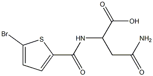 2-[(5-bromothiophen-2-yl)formamido]-3-carbamoylpropanoic acid