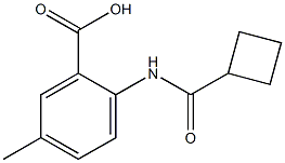 2-[(cyclobutylcarbonyl)amino]-5-methylbenzoic acid