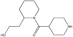 2-[1-(piperidin-4-ylcarbonyl)piperidin-2-yl]ethan-1-ol Structural