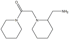 2-[2-(aminomethyl)piperidin-1-yl]-1-(piperidin-1-yl)ethan-1-one Structural