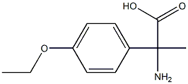 2-amino-2-(4-ethoxyphenyl)propanoic acid Structural