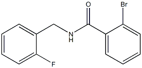 2-bromo-N-(2-fluorobenzyl)benzamide Structural