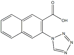 3-(1H-tetrazol-1-yl)-2-naphthoic acid