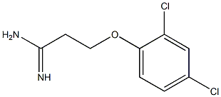 3-(2,4-dichlorophenoxy)propanimidamide