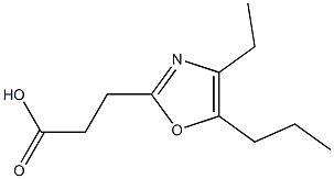 3-(4-ethyl-5-propyl-1,3-oxazol-2-yl)propanoic acid