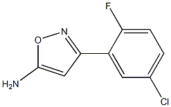 3-(5-chloro-2-fluorophenyl)-1,2-oxazol-5-amine