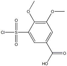 3-(chlorosulfonyl)-4,5-dimethoxybenzoic acid