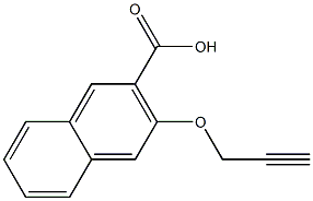 3-(prop-2-ynyloxy)-2-naphthoic acid Structural