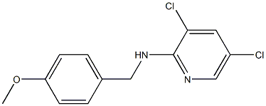 3,5-dichloro-N-[(4-methoxyphenyl)methyl]pyridin-2-amine