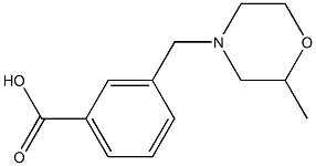 3-[(2-methylmorpholin-4-yl)methyl]benzoic acid