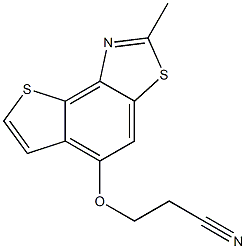 3-[(2-methylthieno[2,3-e][1,3]benzothiazol-5-yl)oxy]propanenitrile