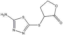 3-[(5-amino-1,3,4-thiadiazol-2-yl)sulfanyl]oxolan-2-one