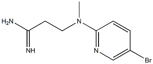 3-[(5-bromopyridin-2-yl)(methyl)amino]propanimidamide