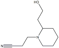 3-[2-(2-hydroxyethyl)piperidin-1-yl]propanenitrile