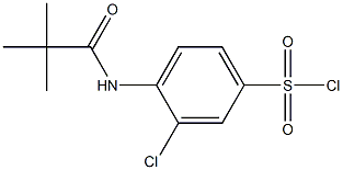 3-chloro-4-(2,2-dimethylpropanamido)benzene-1-sulfonyl chloride