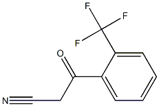 3-oxo-3-[2-(trifluoromethyl)phenyl]propanenitrile Structural