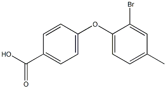 4-(2-bromo-4-methylphenoxy)benzoic acid