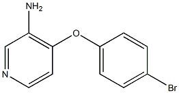 4-(4-bromophenoxy)pyridin-3-amine Structural