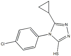 4-(4-chlorophenyl)-5-cyclopropyl-4H-1,2,4-triazole-3-thiol