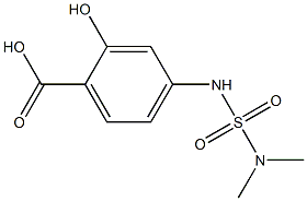 4-[(dimethylsulfamoyl)amino]-2-hydroxybenzoic acid Structural