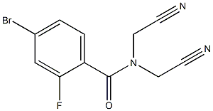 4-bromo-N,N-bis(cyanomethyl)-2-fluorobenzamide