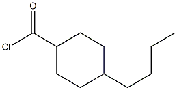 4-butylcyclohexane-1-carbonyl chloride Structural