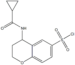 4-cyclopropaneamido-3,4-dihydro-2H-1-benzopyran-6-sulfonyl chloride