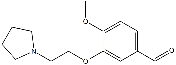 4-methoxy-3-[2-(pyrrolidin-1-yl)ethoxy]benzaldehyde