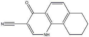 4-oxo-1,4,7,8,9,10-hexahydrobenzo[h]quinoline-3-carbonitrile