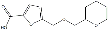 5-[(tetrahydro-2H-pyran-2-ylmethoxy)methyl]-2-furoic acid Structural