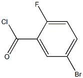 5-bromo-2-fluorobenzoyl chloride Structural