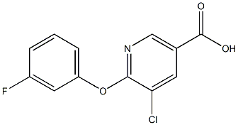 5-chloro-6-(3-fluorophenoxy)nicotinic acid